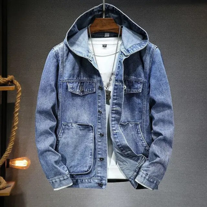 Rey | Heren Denim Jas met Capuchon | Winter