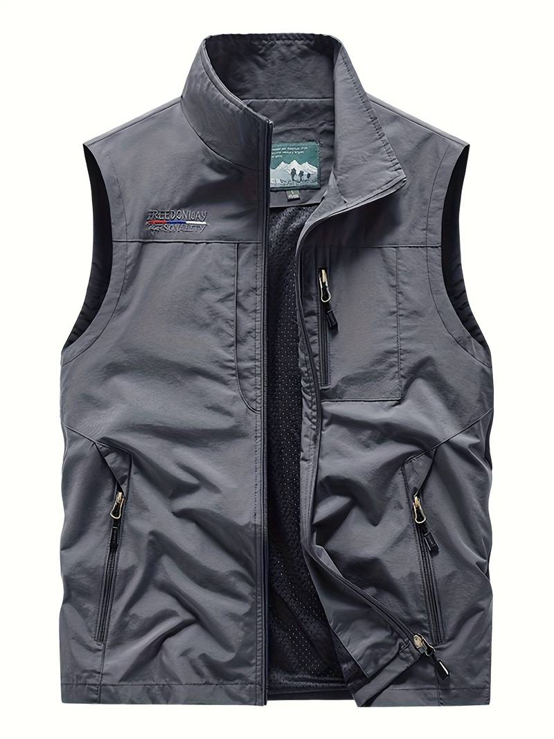 Talvar – Stoere heren cargo bodywarmer met ritsvakken