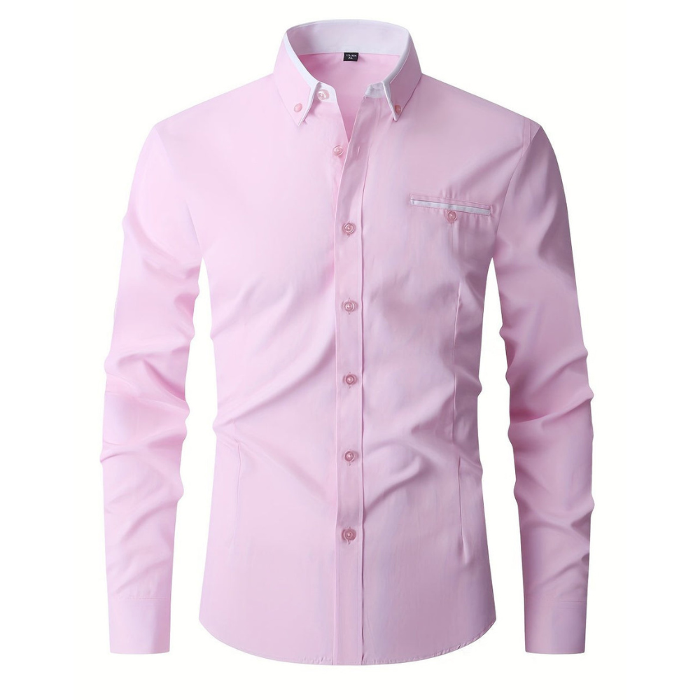 Charles | Heren Casual Lange mouw Shirt