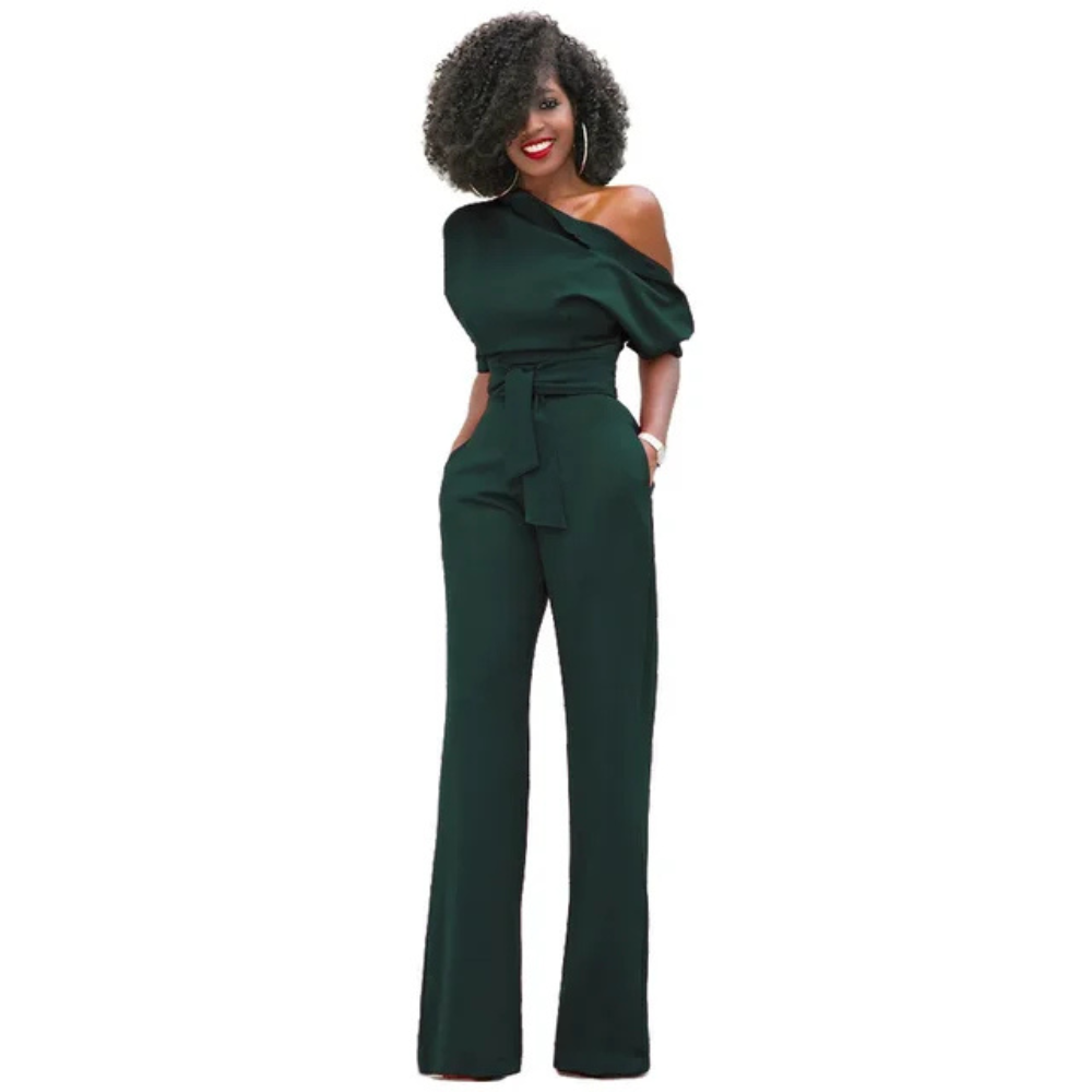 Marian | Dames Schoudervrij Jumpsuit