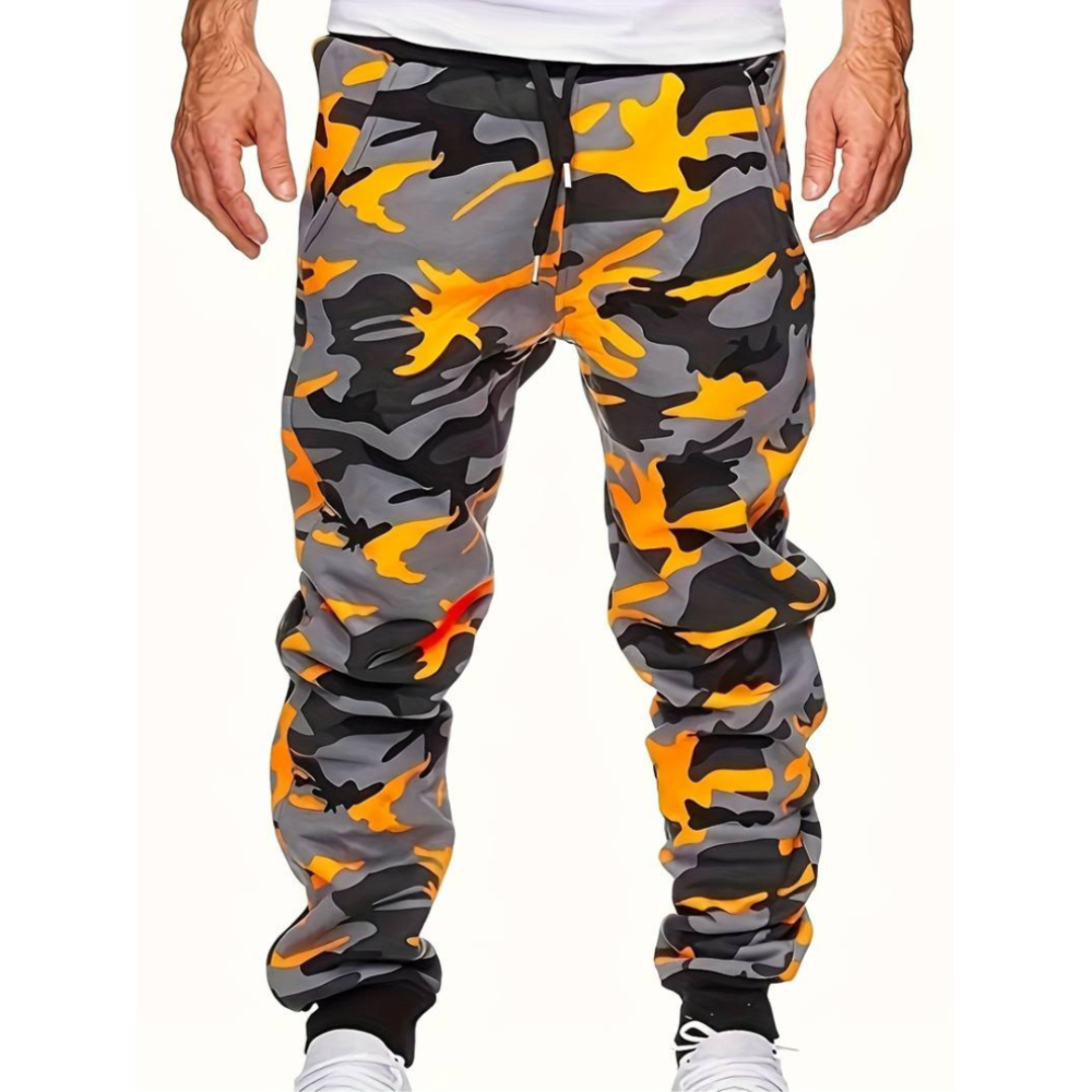 Marlon | Heren Gym Joggingbroek | Camouflage