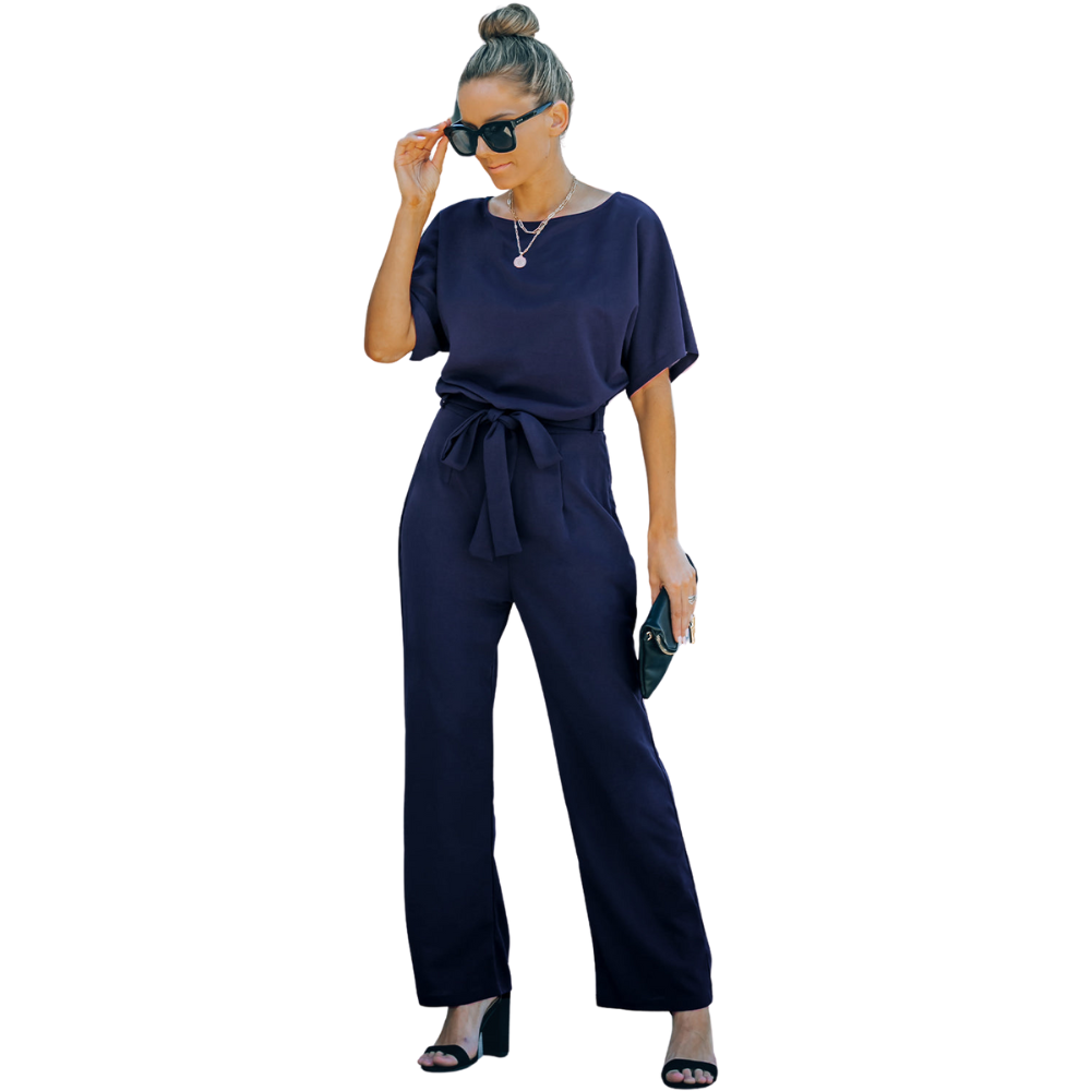 Dani | Dames Strikceintuur Jumpsuit