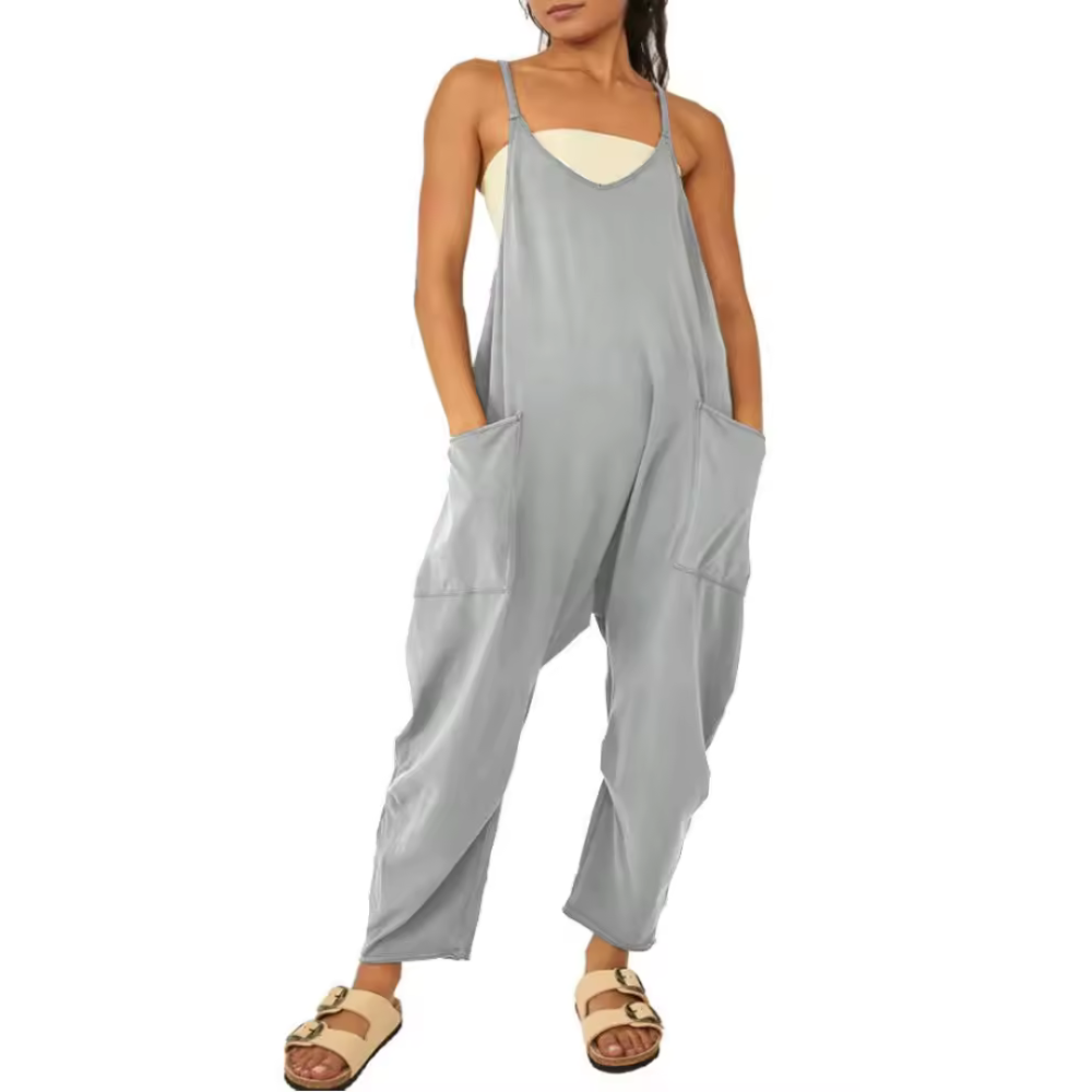 Camela | Dames Casual Met Grote Zak Jumpsuit