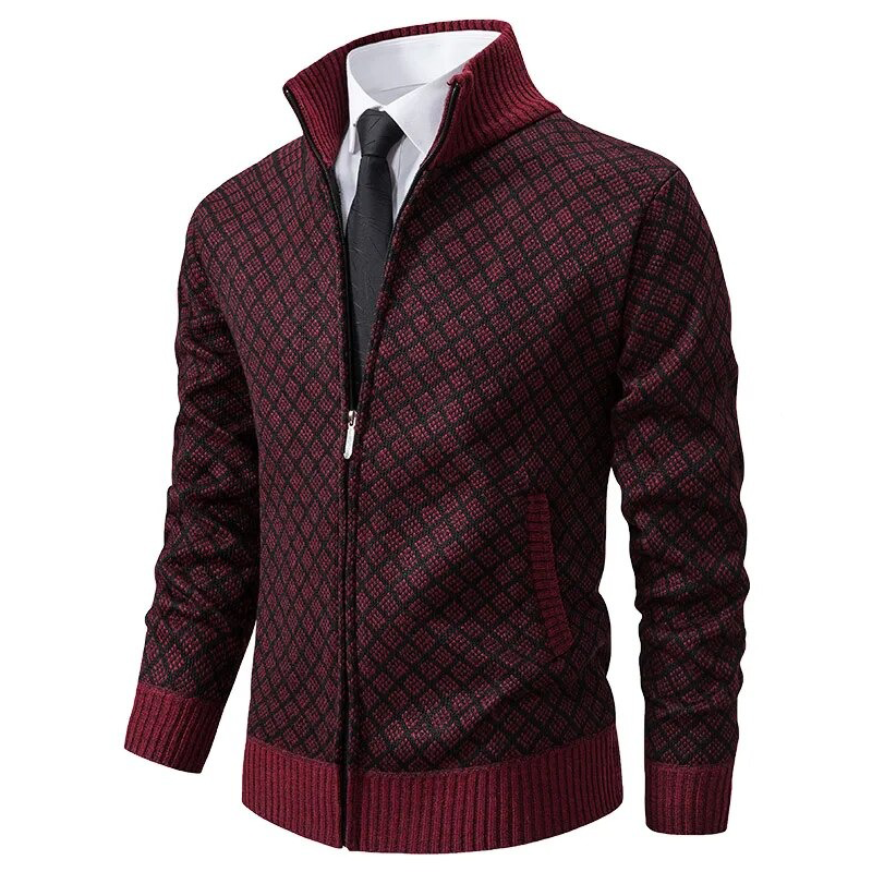 Felix - Stijlvolle jacquard cardigan voor een trendy look