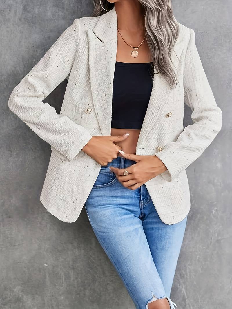 Genevieve - Stijlvolle lange blazer voor elke gelegenheid