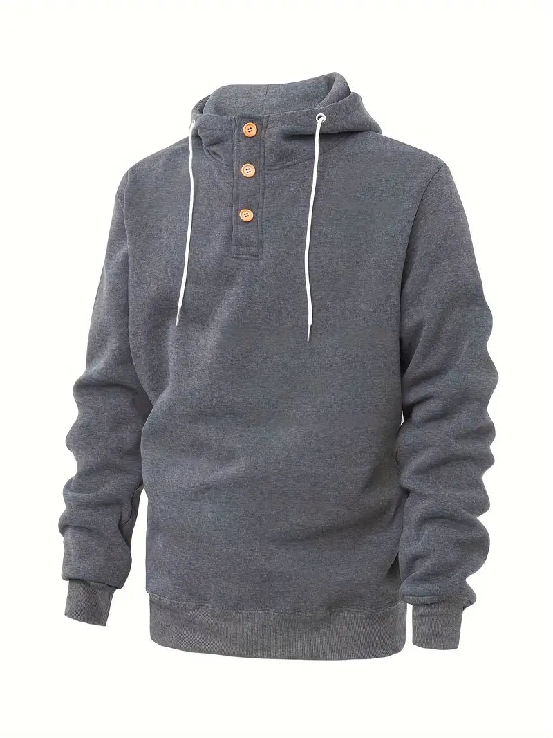 Benjamin - Casual Lange Mouw Hoodie voor Mannen