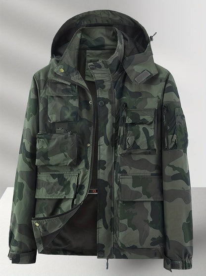 Maxton - Stoere camouflage cargojack voor heren