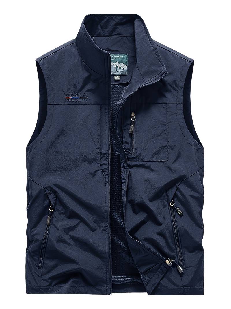 Talvar – Stoere heren cargo bodywarmer met ritsvakken