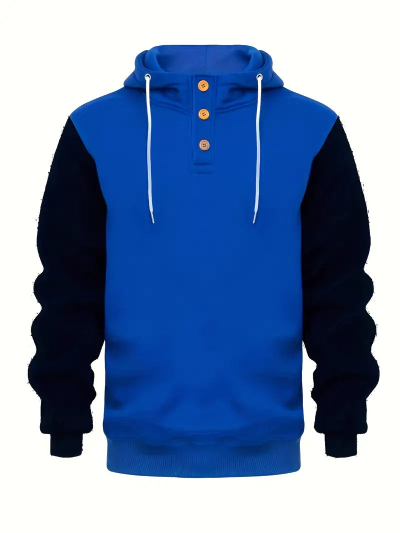 Benjamin - Casual Lange Mouw Hoodie voor Mannen