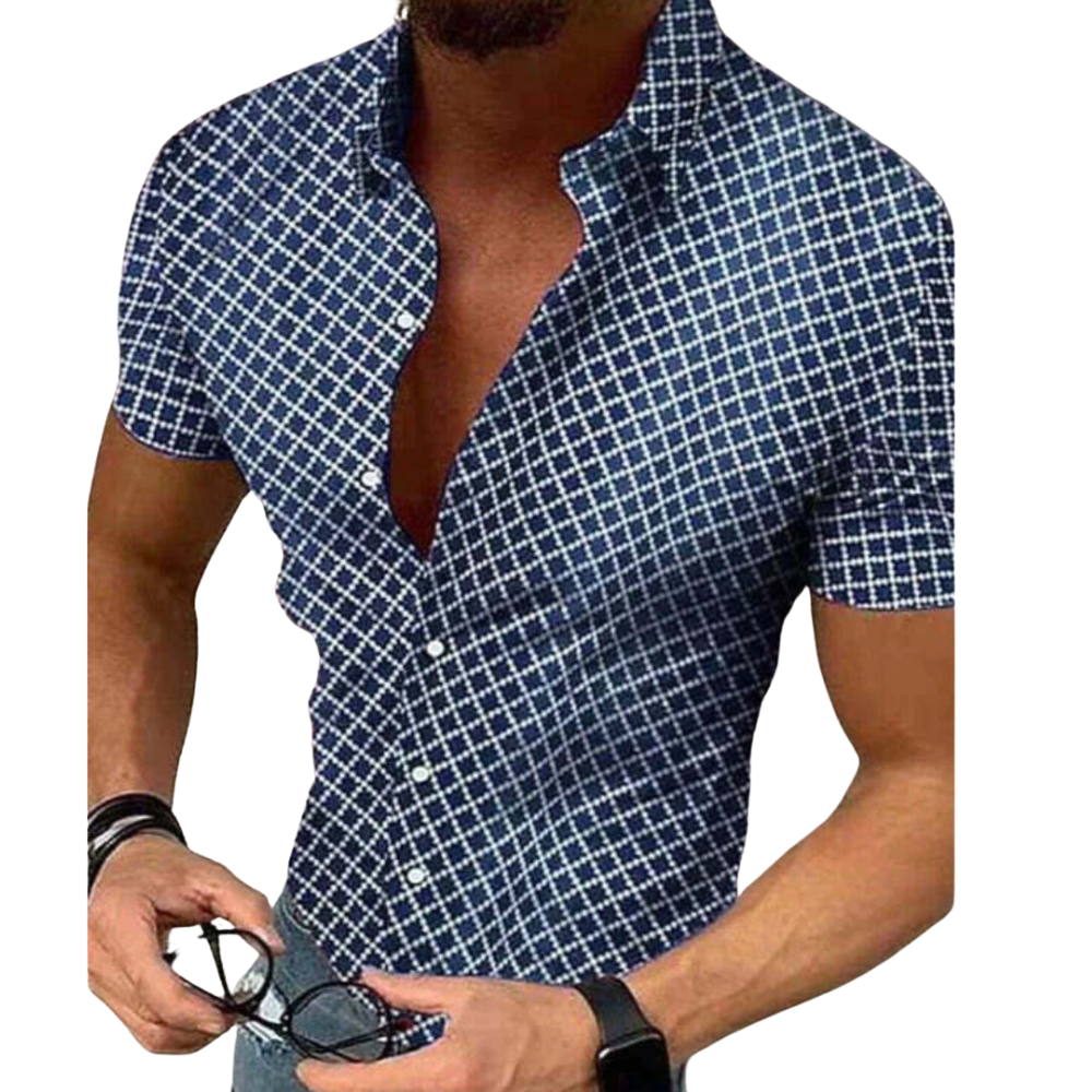 Kennedy | Heren Korte mouw Shirt | Casual