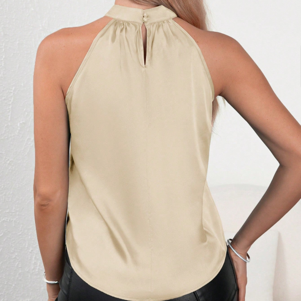 Ramona | Dames Halter Nek Top | Mouwloos