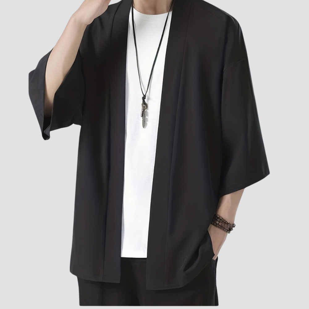 Galvan | Heren Oversized Kimono Vest