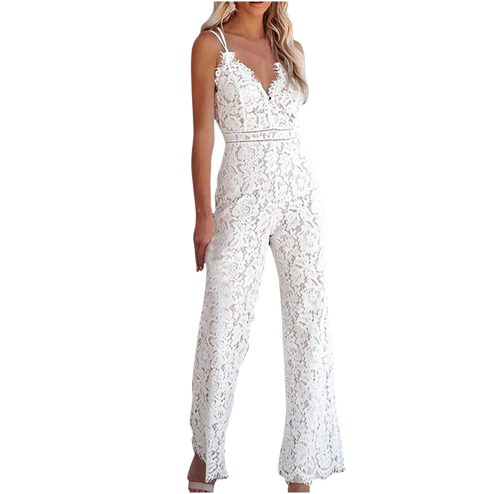 Myka | Dames V-Hals Jumpsuit