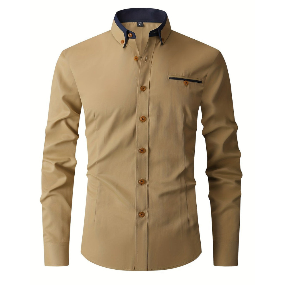 Charles | Heren Casual Lange mouw Shirt