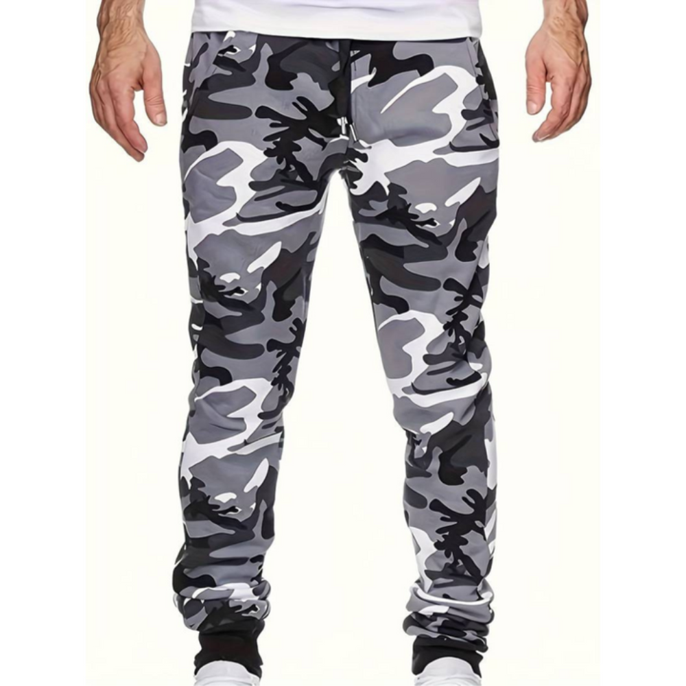 Marlon | Heren Gym Joggingbroek | Camouflage