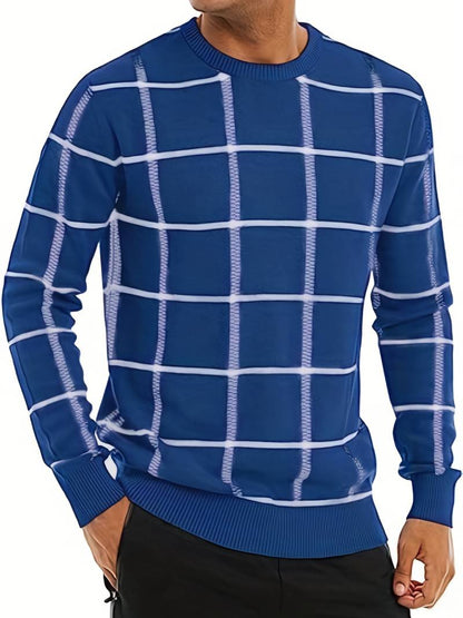 Kodiak - Trendy geruite pullover voor heren