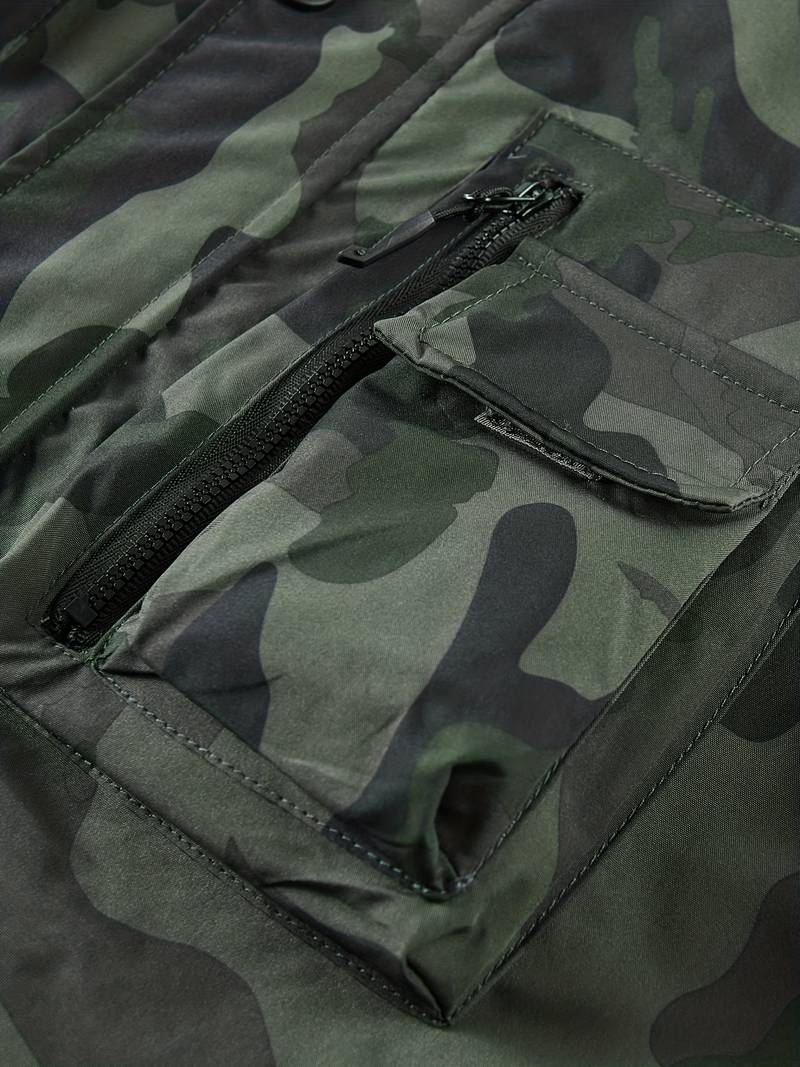 Maxton - Stoere camouflage cargojack voor heren