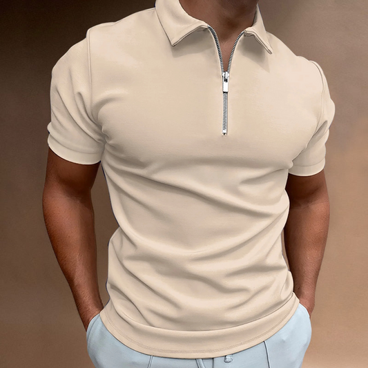 Aldo | Heren Poloshirt met Halve Rits