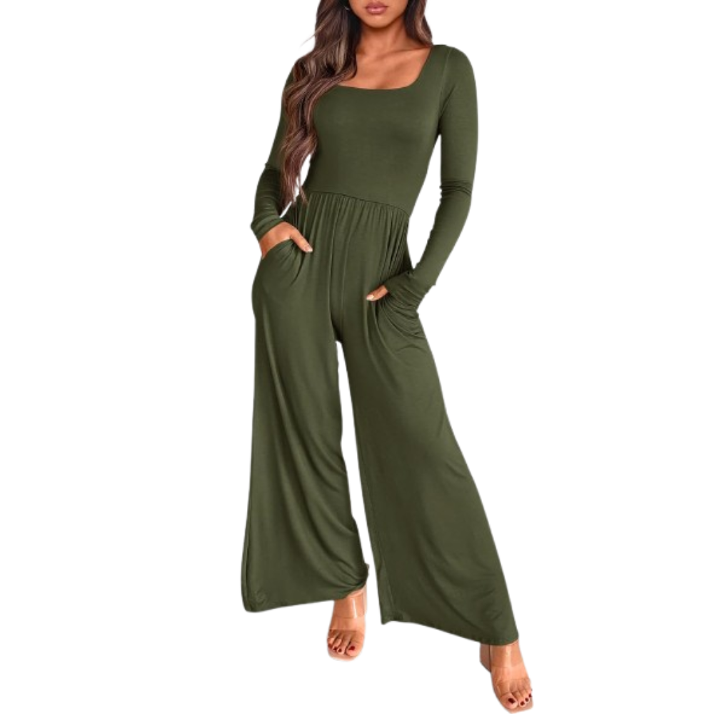 Dinah | Dames Lange Mouw Jumpsuit