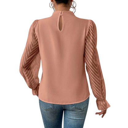 Alani | Dames Lange mouw Blouse | Elegant