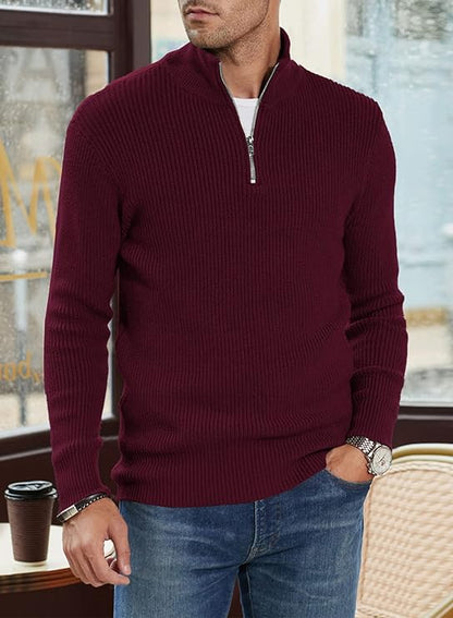 Dinant - Trendy pullover met rits voor heren