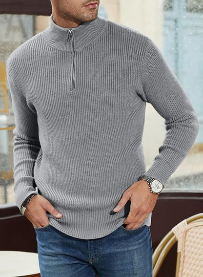 Dinant - Trendy pullover met rits voor heren