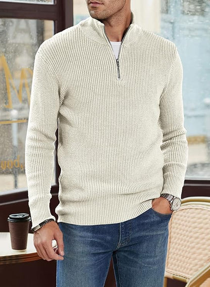 Dinant - Trendy pullover met rits voor heren