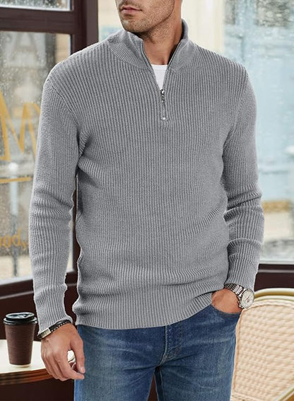 Dinant - Trendy pullover met rits voor heren