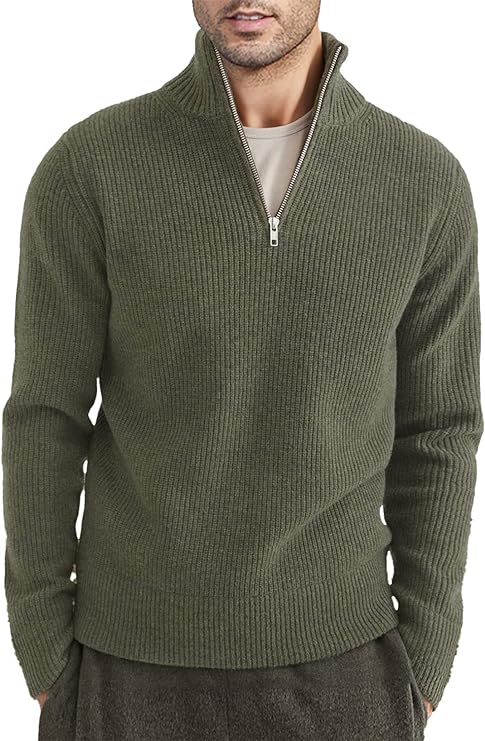 Dinant - Trendy pullover met rits voor heren