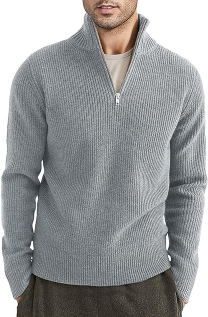 Dinant - Trendy pullover met rits voor heren