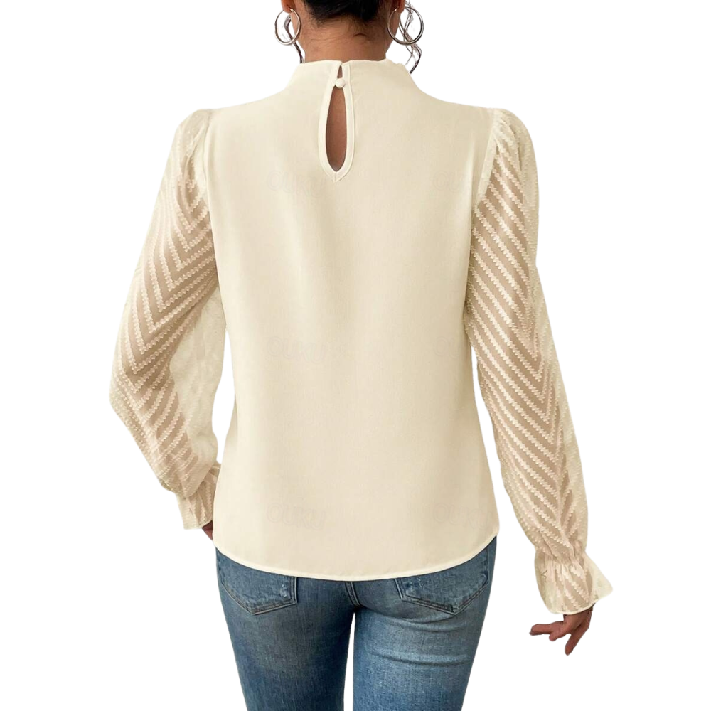 Alani | Dames Lange mouw Blouse | Elegant