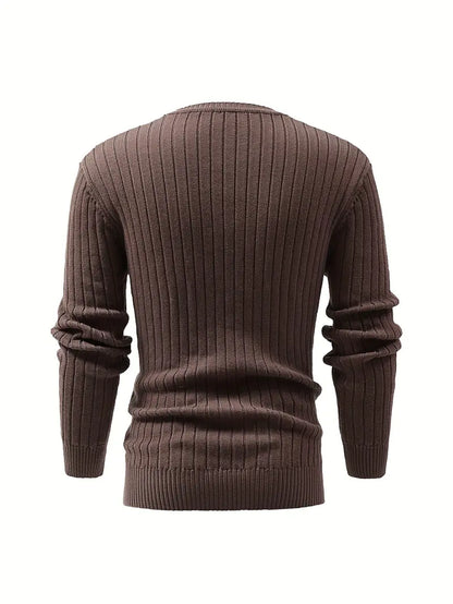 Rigor - Trendy gestreepte retro-pullover voor heren