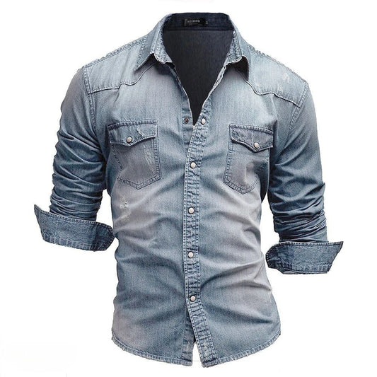 Montero - Retro jeanshemd voor een stoere en tijdloze look