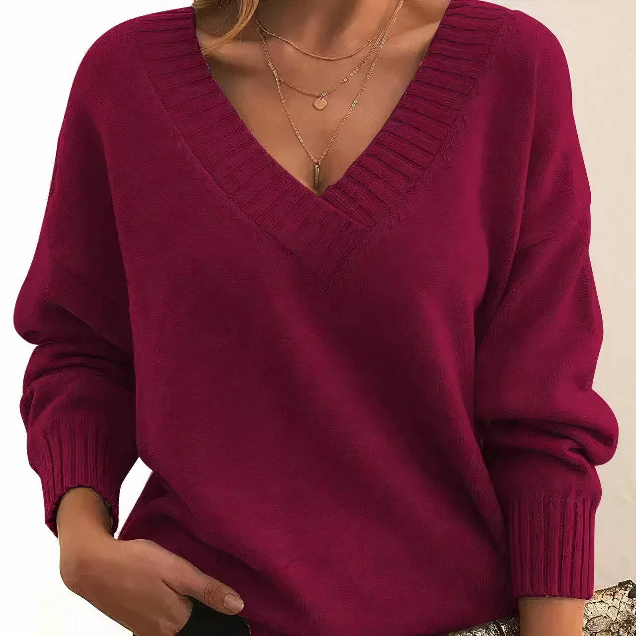 Amelinda - Elegante Kasjmier Pullover voor Herfst