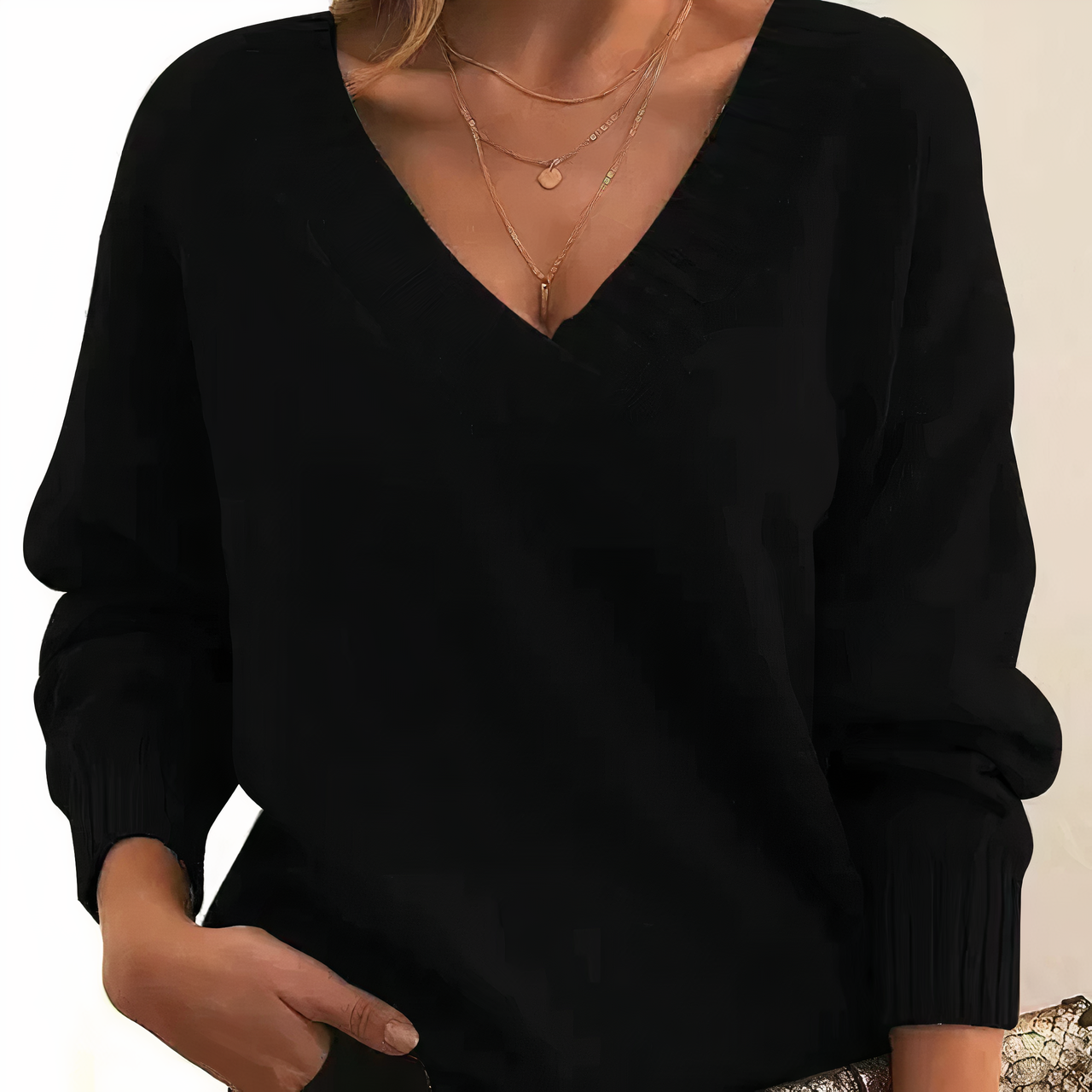 Amelinda - Elegante Kasjmier Pullover voor Herfst