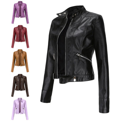 Leova - Trendy Leren Jas voor Dames