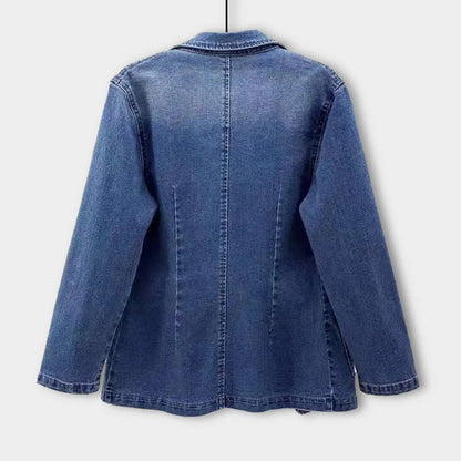 Elite - Trendy Denim Blazer voor Dames