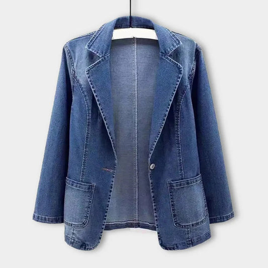 Elite - Trendy Denim Blazer voor Dames