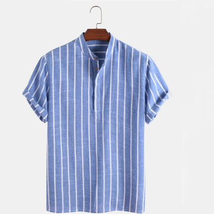 Elliot - Trendy Halve Knopshirt voor Heren