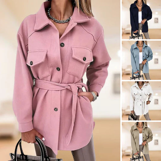 Misha - Stijlvolle warme trenchcoat voor dames