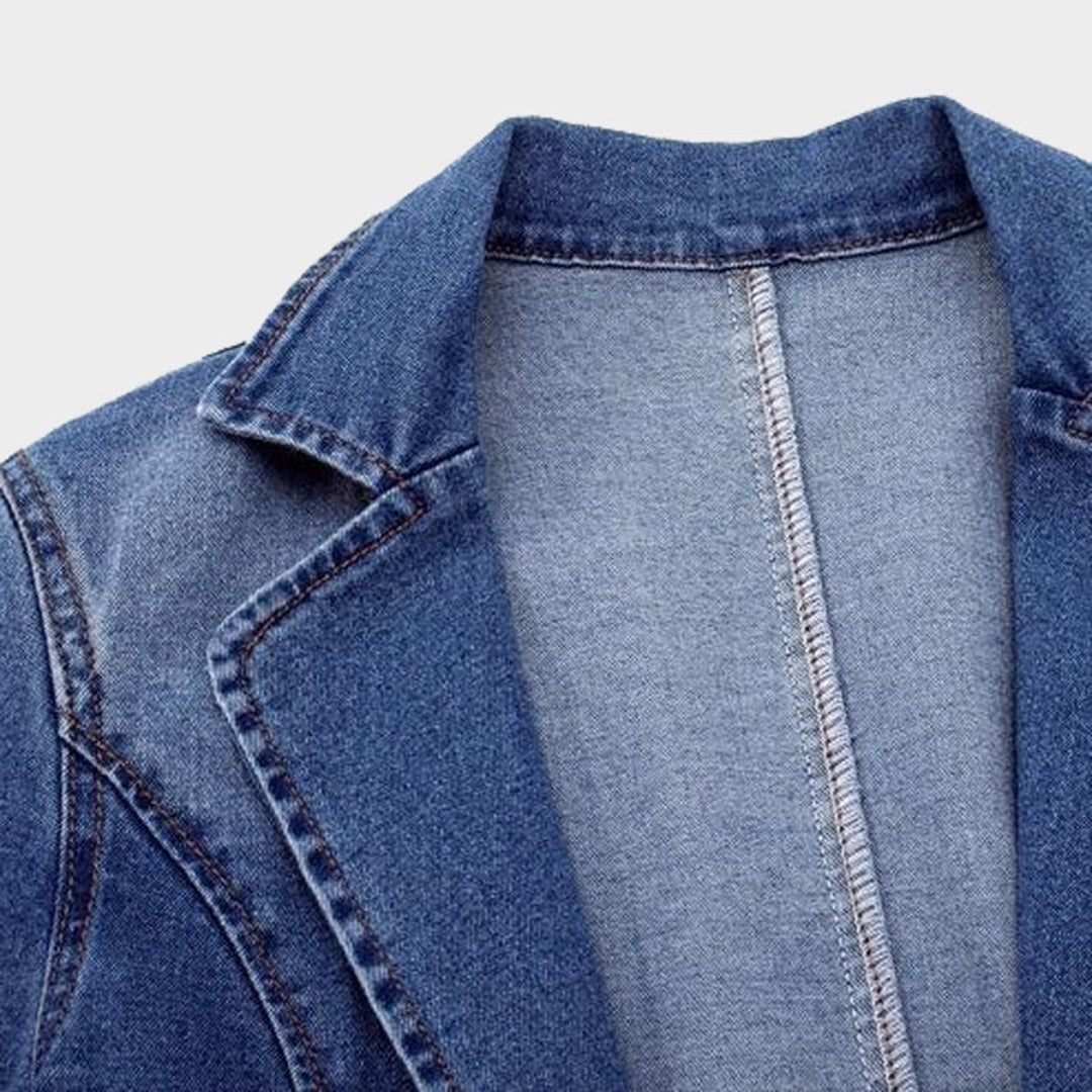 Elite - Trendy Denim Blazer voor Dames