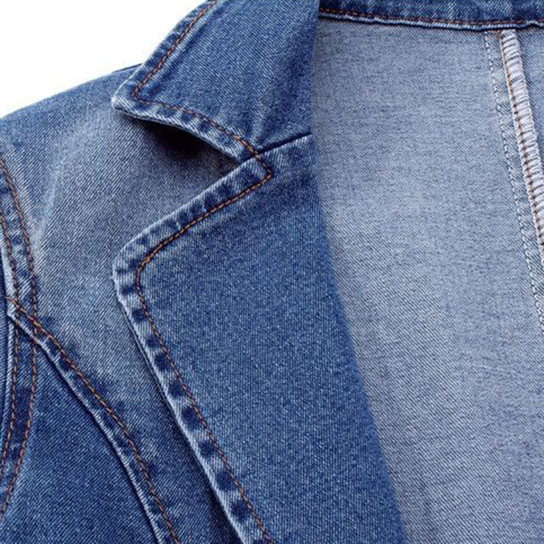 Elite - Trendy Denim Blazer voor Dames