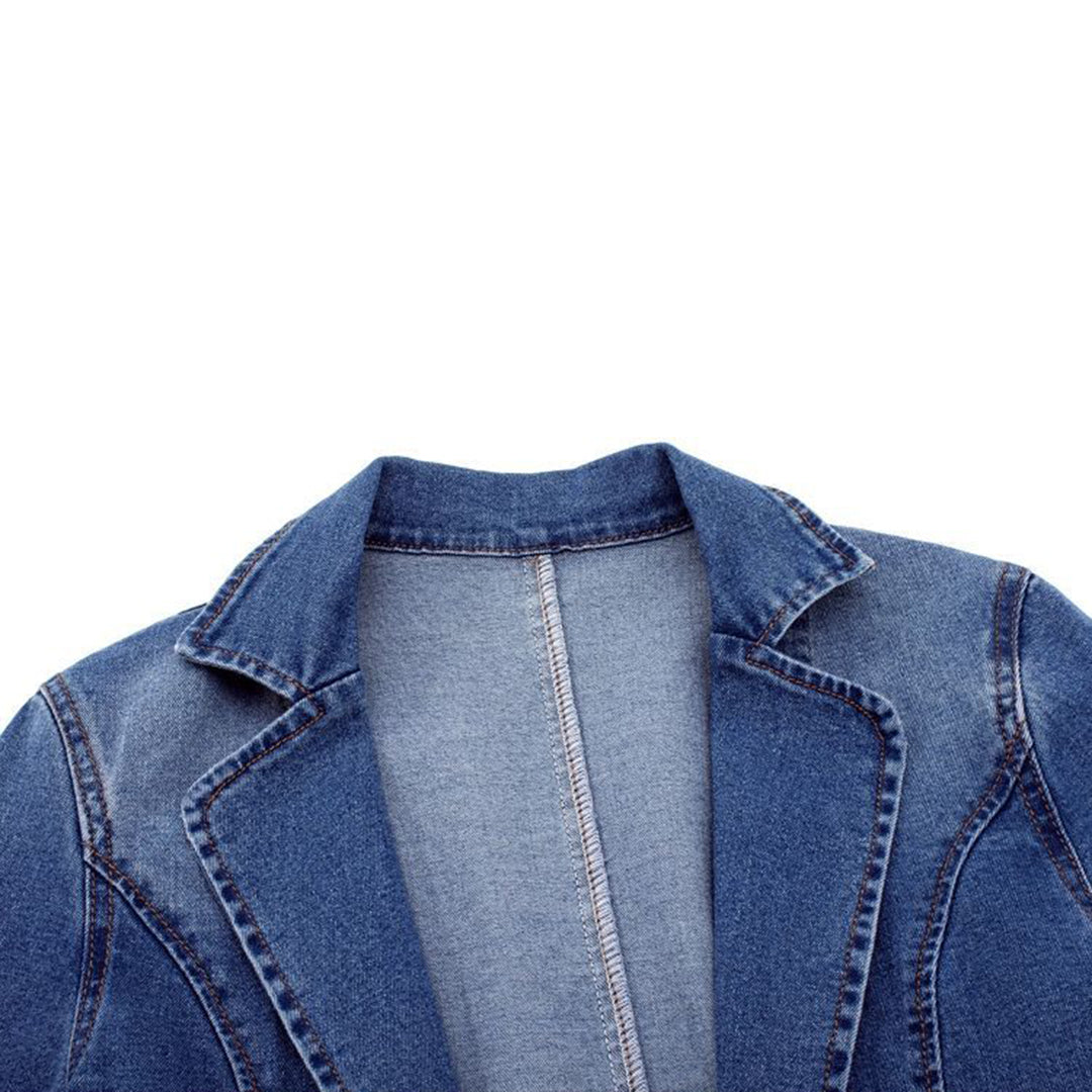 Elite - Trendy Denim Blazer voor Dames