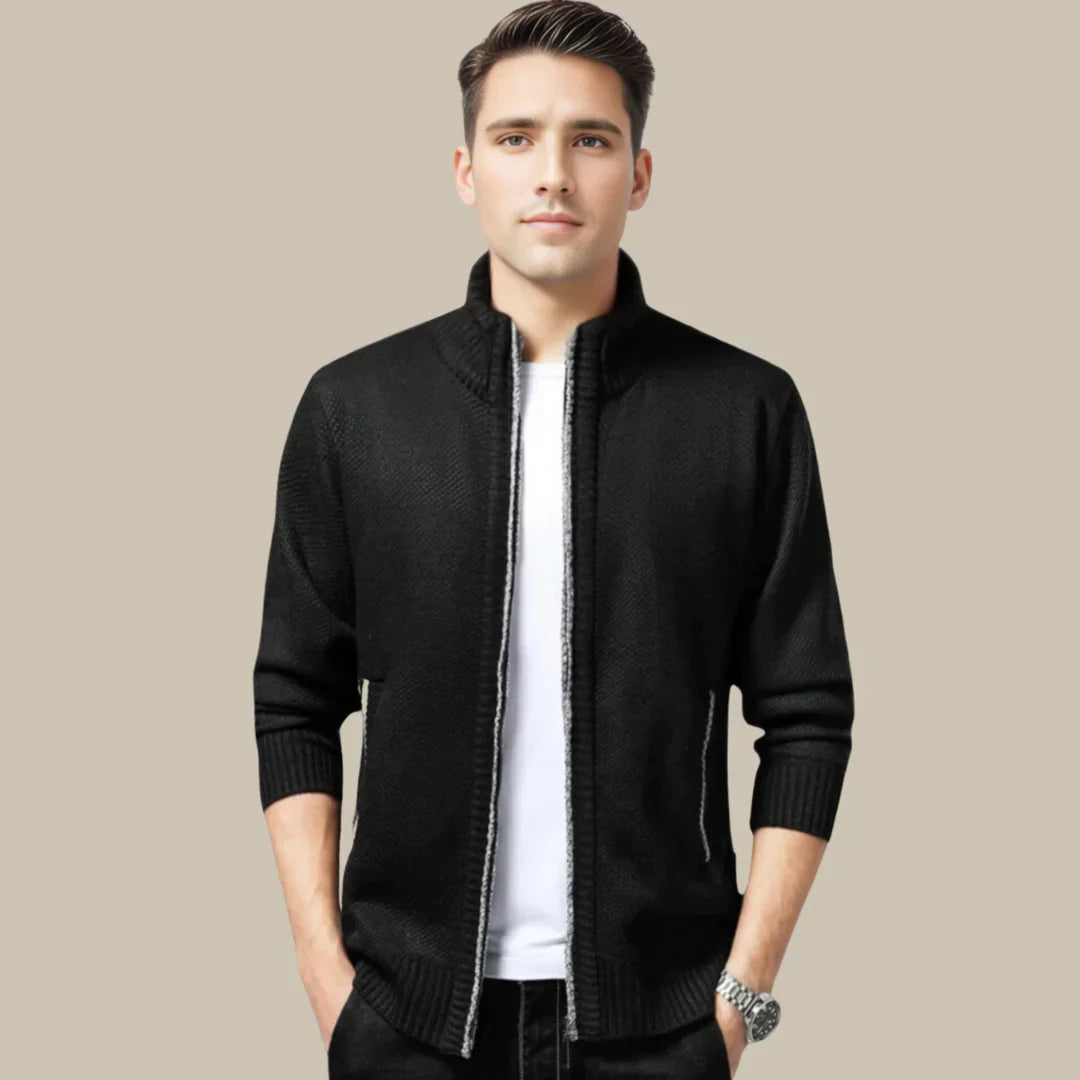 Eelco - Trendy Cardigan met Ritssluiting