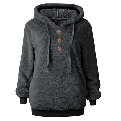 Sandara - Heerlijk warm fleece sweatshirt met capuchon