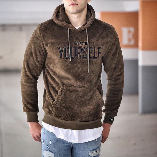 Cuddle - Zachte pluche hoodie met uniek borduursel