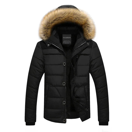 Kalido - Trendy parka met bontkraag en capuchon