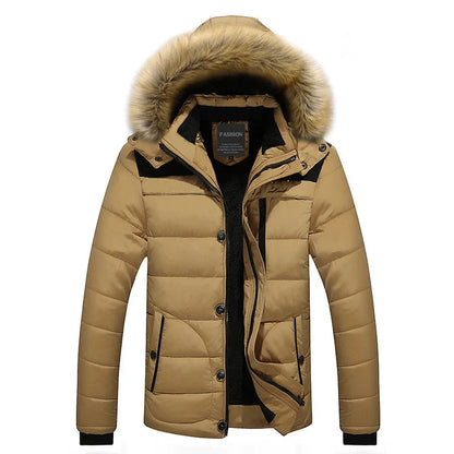 Kalido - Trendy parka met bontkraag en capuchon