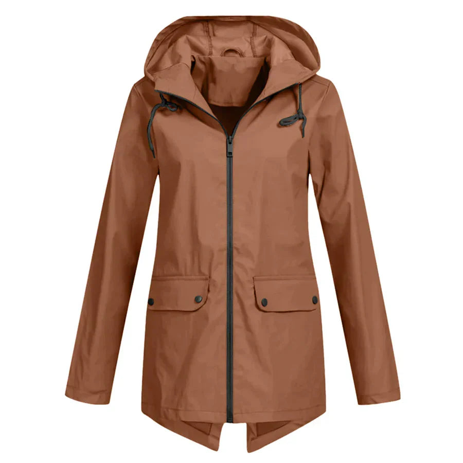 Violita - Waterdichte trenchcoat met rits voor dames