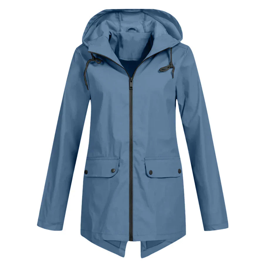 Violita - Waterdichte trenchcoat met rits voor dames